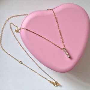 Sterling Silver Gold Plate Signed LATH 925 Necklace